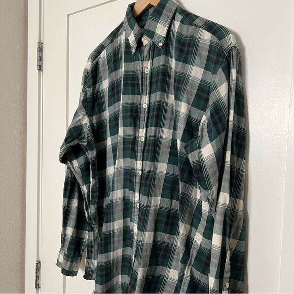 Ralph Lauren Shirt Mens Sz M Green Blaire Plaid Button Down Long Sleeve Cotton - Picture 4 of 12